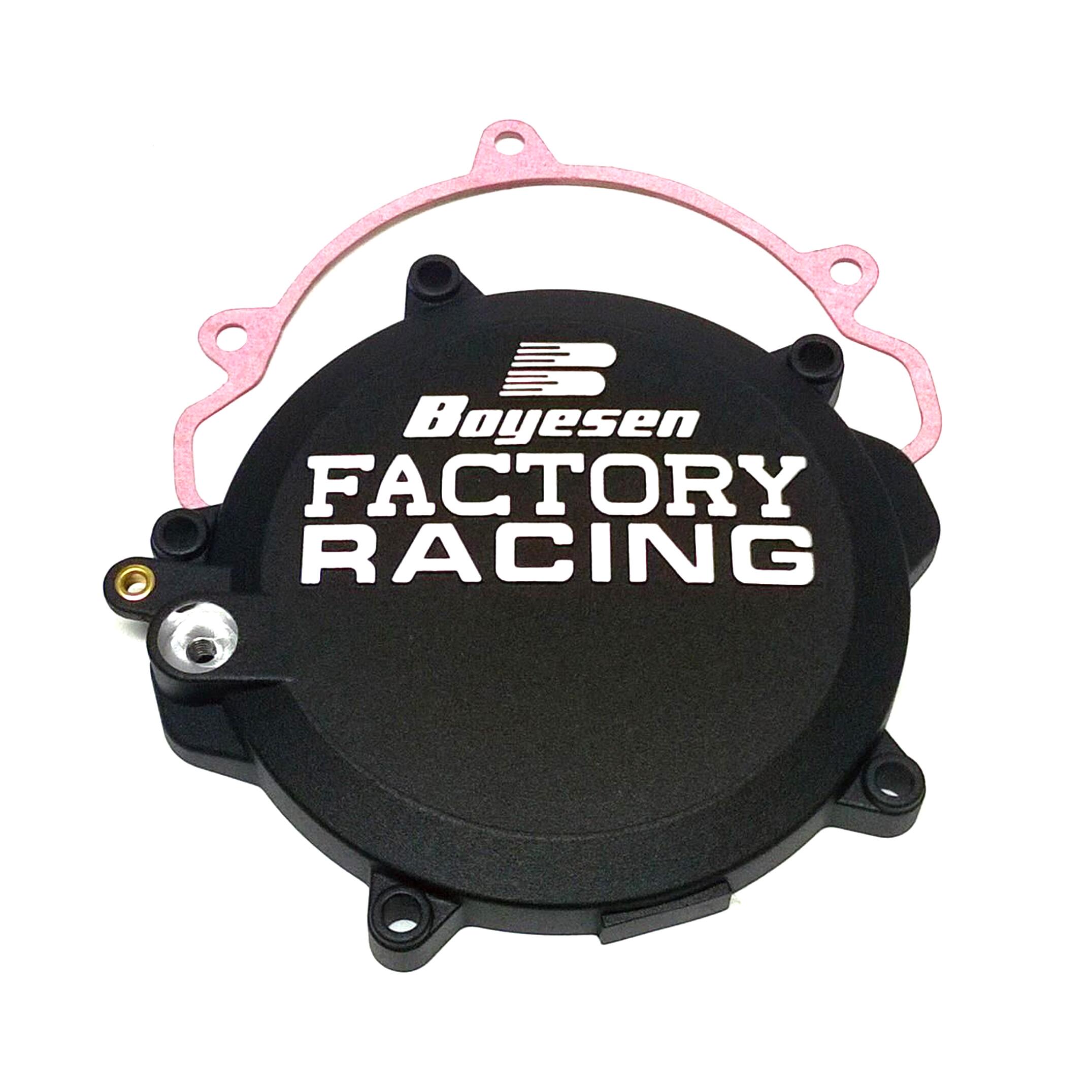 CLUTCH COVER 18-23 TC SX 85, BOYESEN CC-46AB, BLACK