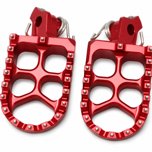 FOOT PEGS SCAR RED RM-Z, 57 ALUMINIUM BILLET S4513R