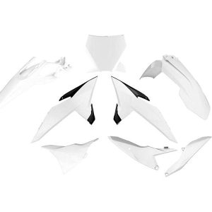 PLASTIC KIT 6PC KTM 85 2025 R-TECH WHITE R-KITKTM-BN0-885
