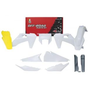 PLASTIC KIT/7 2020-23 TE/FE OEM WHITE, RTECH R-KITHSQ-OEM-621
