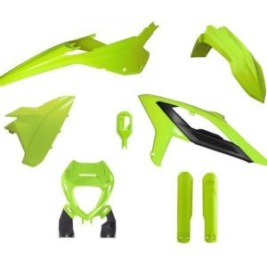 PLASTIC KIT/6 2023-24 BETA RR125-480 NEON YELLOW, RTECH R-KITBET-GF0-623