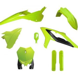 PLASTIC KIT/6 2024-25 BETA RX 300-450 NEON YELLOW, RTECH R-KITBET-GF0-624