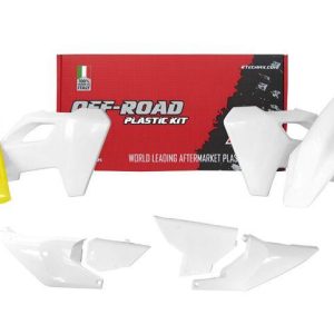 PLASTIC KIT/6 2024-25 HUSQVARNA TE/FE OEM, RTECH R-KITHSQ-OEM-624