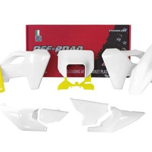 PLASTIC KIT/8 2024-25 HUSQVARNA TE/FE OEM, RTECH R-KITHSQ-OEM-824