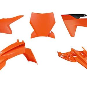PLASTIC KIT 2024-2025 KTM 50 SX ORANGE/BLACK, RTECH R-KITKTM-AR0-150