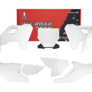 PLASTIC KIT/6 2023-24 TC/TX/FC/FX WHITE, RTECH R-KITHSQ-BN0-523