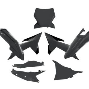 PLASTIC KIT 6PCS KTM SX SXF XC XC-F 2025, R-TECH R-KITKTM-NR0-025 BLACK