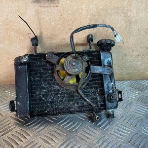 Honda CBR125R Radiator With Cooling Fan + Coolant Cap 2005 CBR 125