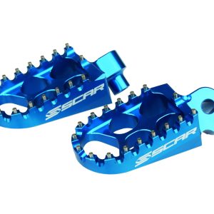 STANDARD FOOTPEGS BLUE 97-26 ALTA REDSHIFT FANTIC XE XX XEF XXF YAMAHA YZ WR TENERE 48mm SCAR S1211B