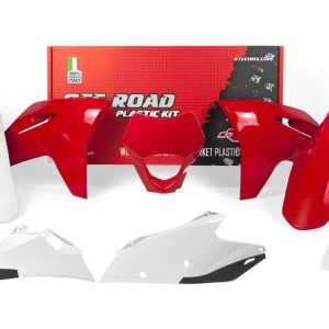 PLASTIC KIT/6 2021-23 EC-ECF OEM, RTECH R-KITGAS-OEM-521, GASGAS, WITH HEADLIGHT COWL