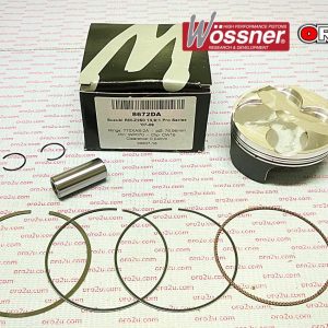 PISTON KIT 07-09 RMZ250 HC 77, FORGED WOSSNER 8672DA 12111-10H20-0F0