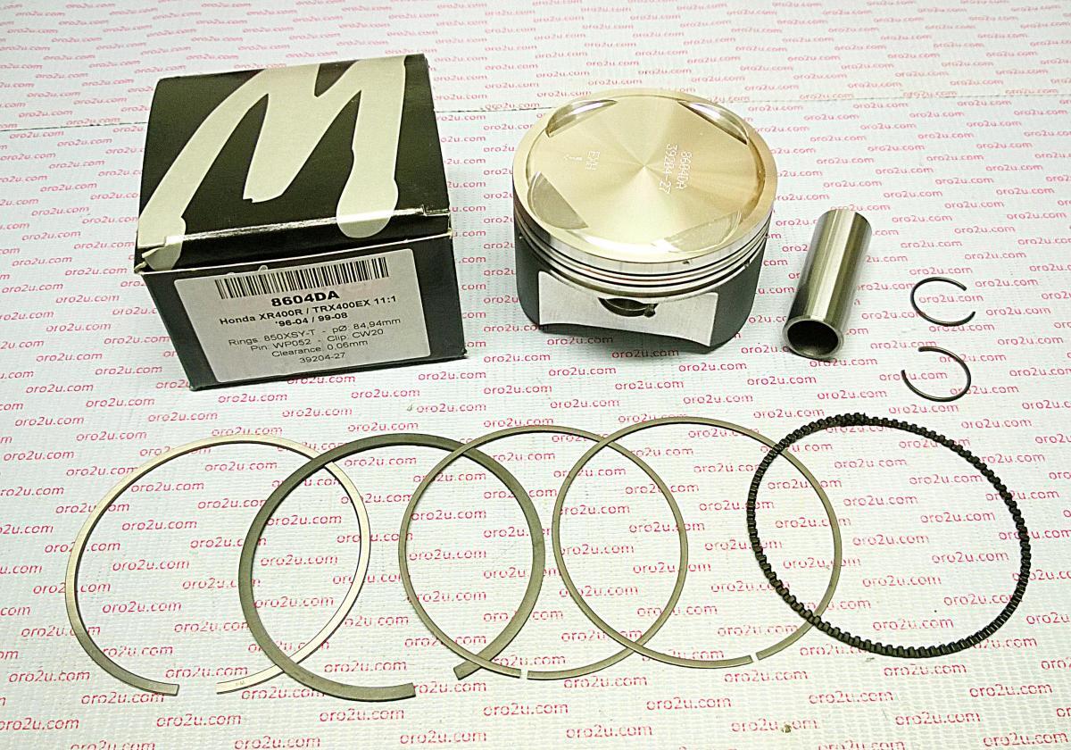 PISTON KIT XR400 TRX400 89.00, FORGED WOSSNER 8604D400
