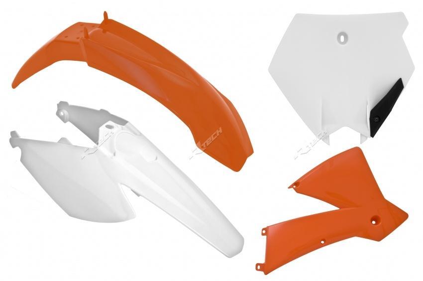 PLASTIC KIT/4 KTM85 06-12 OEM, 11/12 RTECH R-KITKTM-O11-507