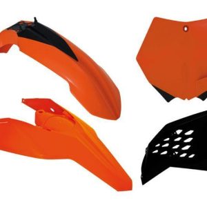 PLASTIC KIT/4 KTM 125-530 OEM9, RTECH R-KITKTM-OEM-505