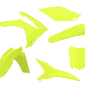 PLASTIC KIT/6 13-16 CRF250 450, RTECH R-KITCRF-GF0-517, NEON YELLOW