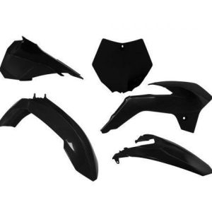 PLASTIC KIT/5 13-17 KTM SX85, BLACK RTECH R-KITKTM-NR0-513