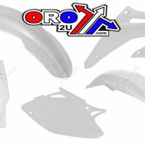 PLASTIC KIT/5 CRF450R 2004, WHITE RTECH R-KITCRF-BN0-505