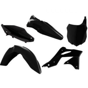 PLASTIC KIT 13-16 KX250F BLACK, RTECH R-KITKXF-NR0-516