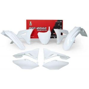 PLASTIC KIT 6PCS WE CRF450R 17-18, CRF250R 18, RTECH R-KITCRF-BN0-599, WHITE