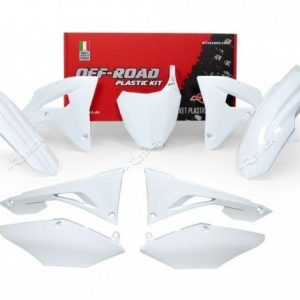 PLASTIC KIT/6 WHITE 17-18 CRF450RX, RTECH R-KITCRF-BN0-600, WHITE