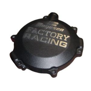 CLUTCH COVER 01-25 KX85/100/112, BOYESEN CC-10B BLACK