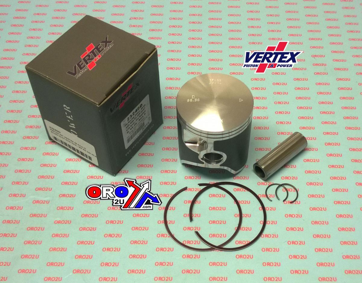 PISTON KIT VERTEX 66.4 A GAS GAS EC 250 95-21, VERTEX 23249A TM RACING MX/EN RIEJU MR 250