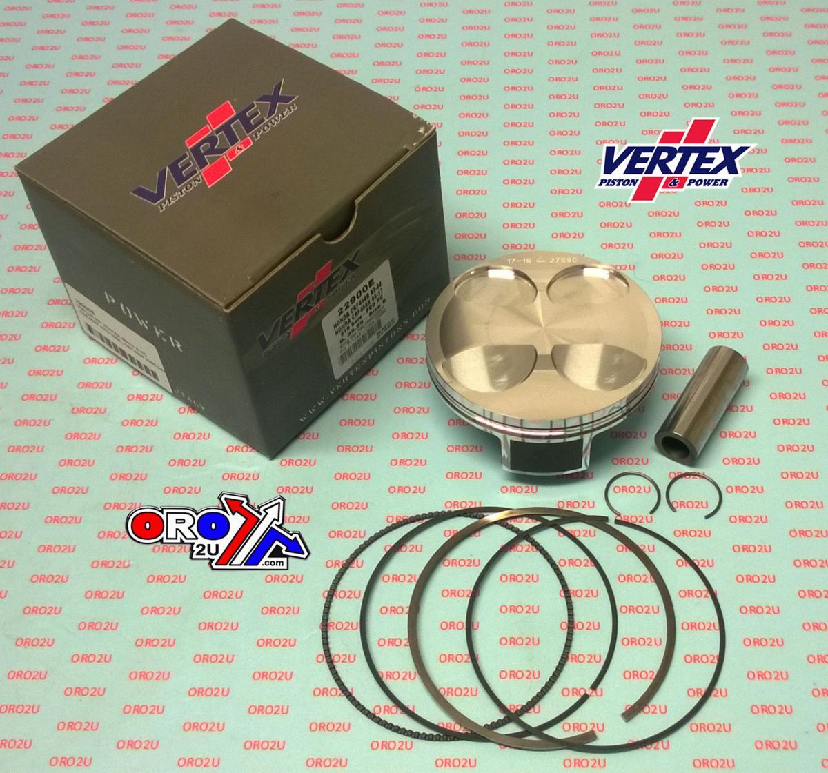 PISTON KIT VERTEX 96.0 B HONDA CRF 450 R/X 02-17, VERTEX 22900B HC COMPR 12,5:1