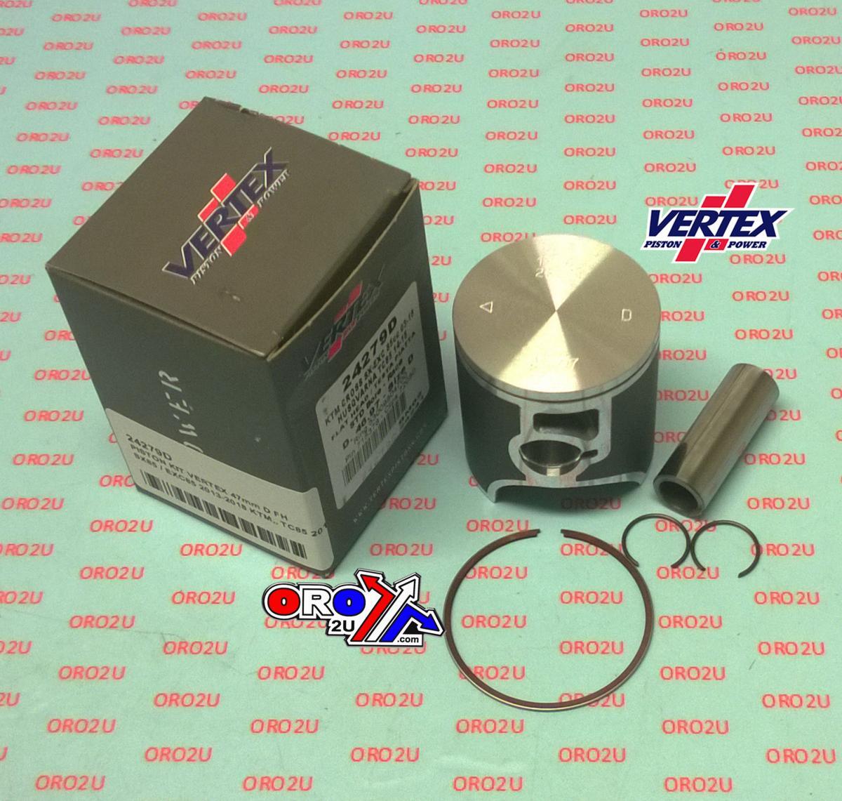 PISTON KIT VERTEX 47.0 B FH RACE KTM SX/EXC 85 03-22, VERTEX 24279B GAS GAS/HUSKY FLATHEAD