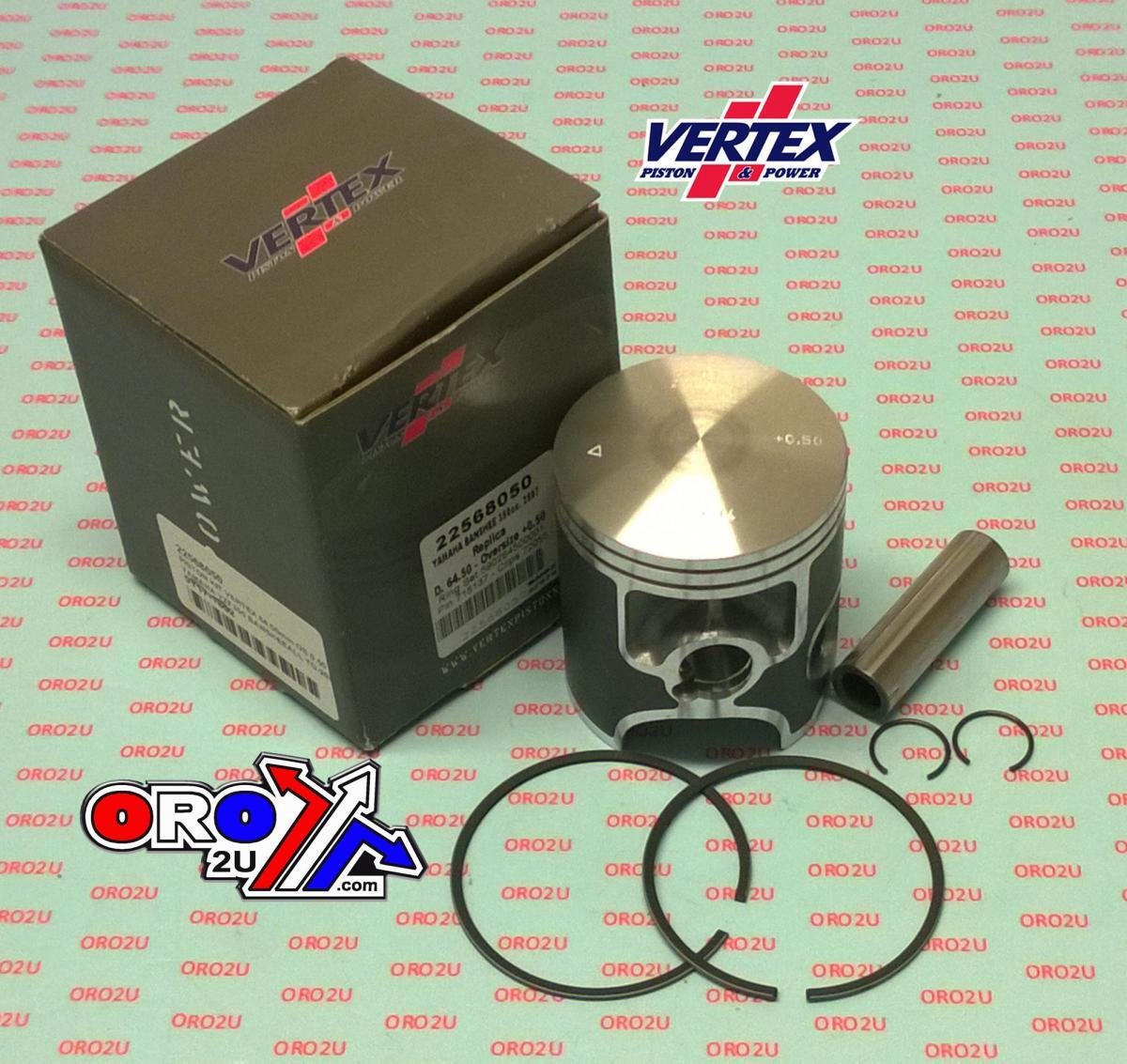 PISTON KIT VERTEX 64.75 YAMAHA YZF 350 ALL TO 2007, VERTEX 22568075 BANSHEE OS +0.75
