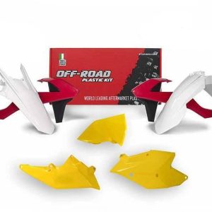 PLASTIC KIT/5 2017-2019 EXC/EXC-F VINTAGE KIT RED YELLOW AND WHITE RTECH R-KITKTM-RQ1-417