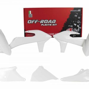 PLASTIC KIT/5 2020-23 EXC/EXC-F WHITE, RTECH R-KITKTM-BN0-420