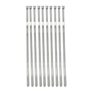 6mm x 25cm CV BOOT BAND CLAMP STRAPS STAINLESS STEEL - PACK OF 10
