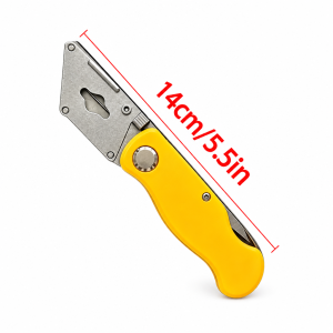 UTILITY FOLDING LOCK KNIFE BOX CUTTER 10 BLADES