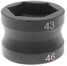 43mm-46mm DOUBLE HEAD PULLEY NUT 1/2 DRIVE GY6 NUT SLEEVE BELT CLUTCH REMOVAL