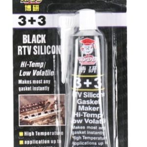 GASKET MAKER HI TEMP BLACK RTV SILICONE 100g