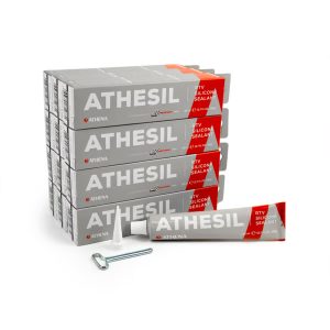 ATHESIL 80ml TUBE GREY RTV 12 PACK, ATHENA P300000999002