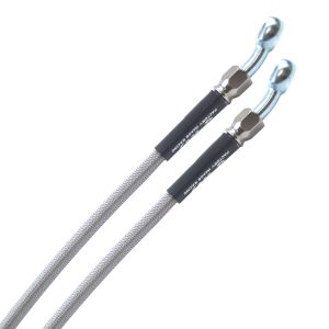 BRAKE HOSE FRONT HUSKY TC85 21-23, KTM SX85 21-23, CLEAR/BK K01-1-038/P 47213110000, HUSQVARNA 47213110000