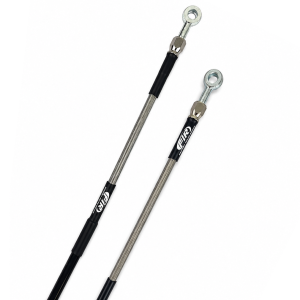 HOSE FRONT BRAKE SILVER / BLK, FIR K01-1-050/P, KTM SX 50 2024-2026