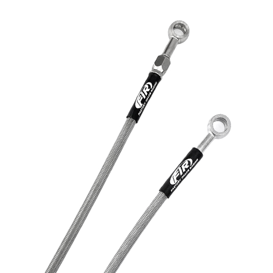 HOSE REAR BRAKE SILVER/ BLK YFZ350 BANSHEE 1990-2006