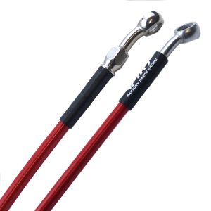 HOSE REAR BRAKE RED / BLK, YFM700 RAPTOR 2005-2007 ATV FIR, KIT DONE