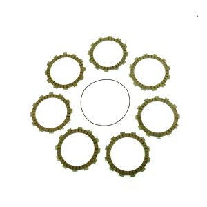 CLUTCH FRICTION PLATE SET HONDA CR125 86-99, ATHENA P40230053, WITH GASKET