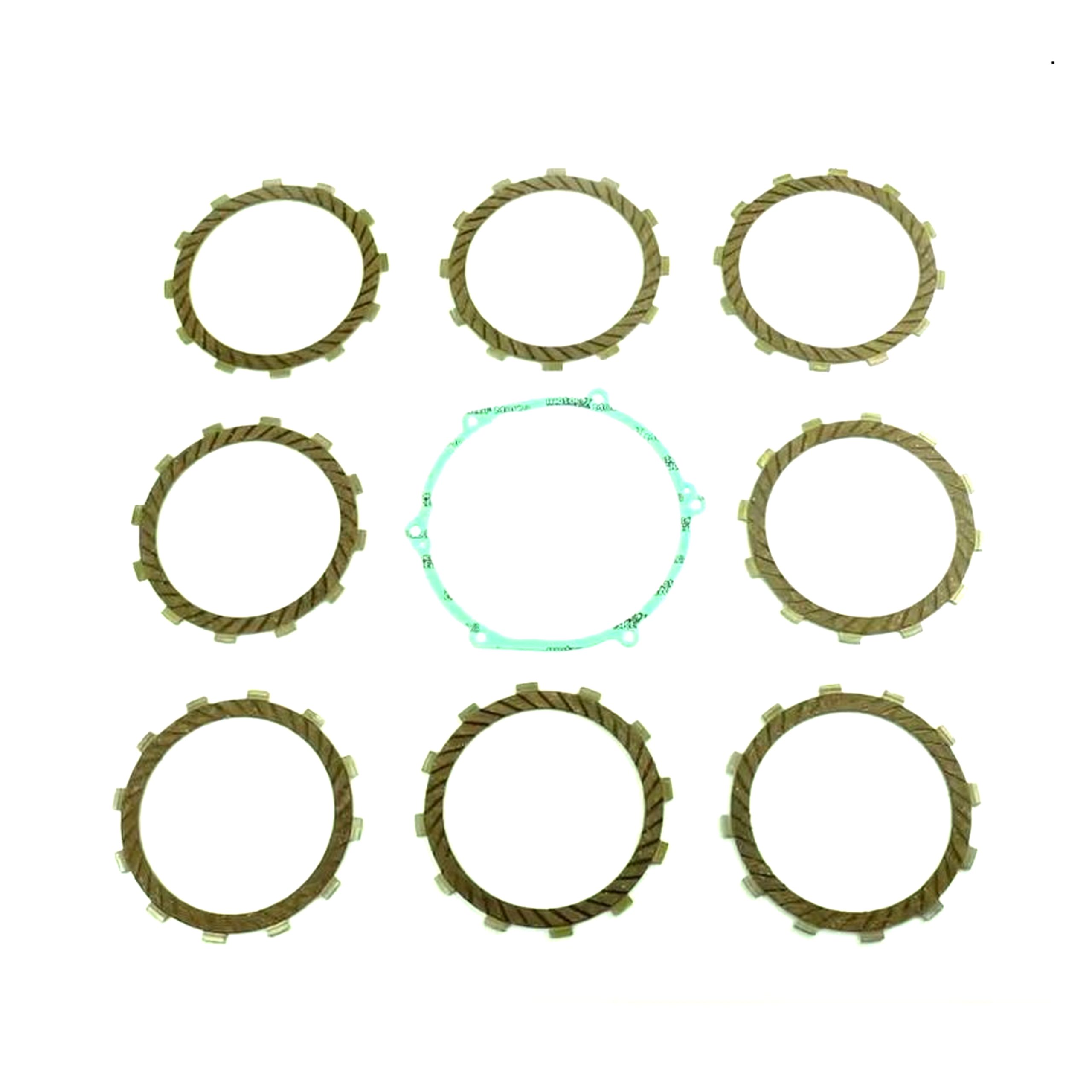 CLUTCH FRICTION PLATE SET KAWA KX250 92-93, ATHENA P40230069, WITH GASKET