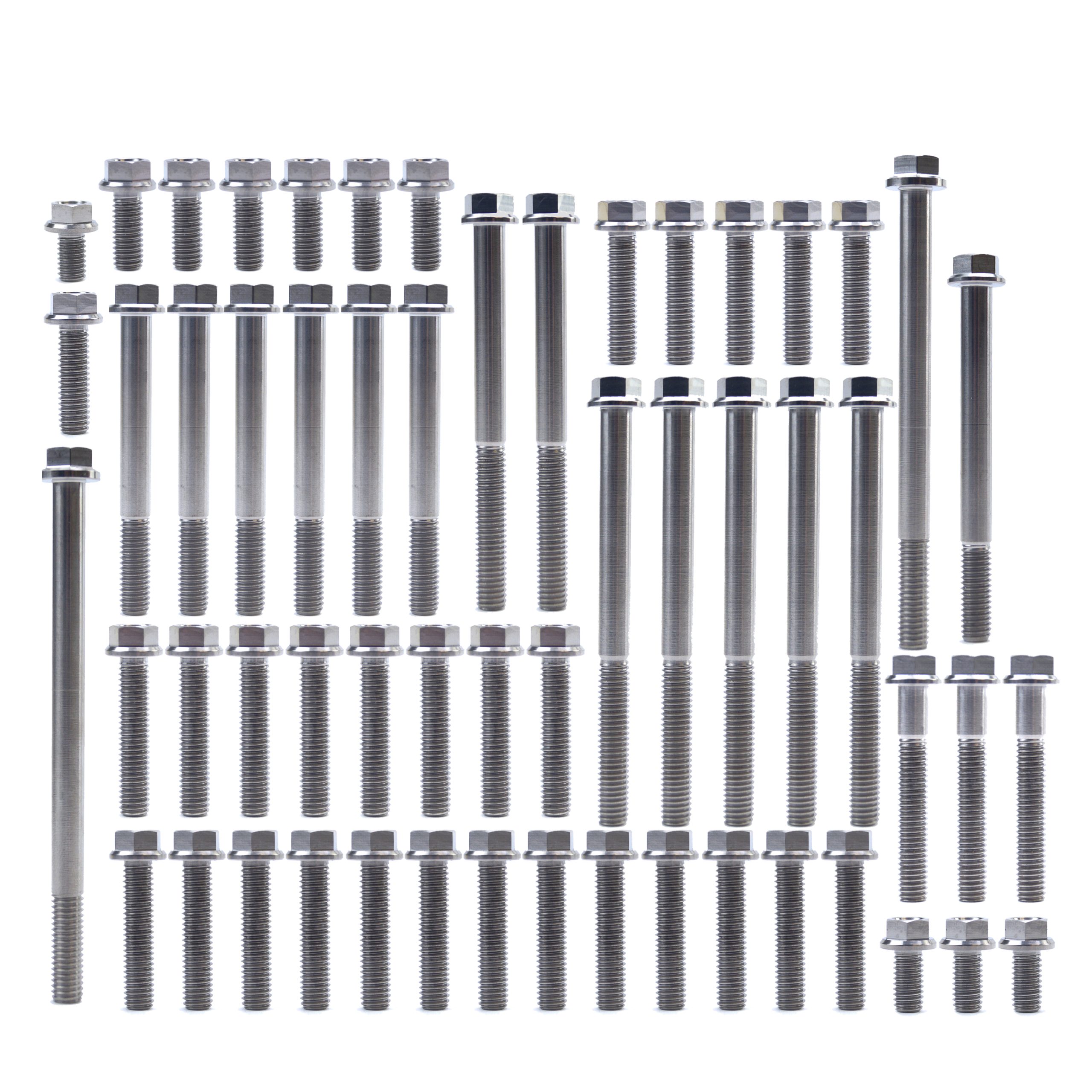 ENGINE BOLT KIT CRF 450 R 09-12, KIT SIZE 56BOLTS !!! MADE TO ORDER !!! TITANIUM BOLT KIT