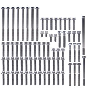 ENGINE BOLT KIT CRF 450 X 05-17, KIT SIZE 60 BOLTS !!! MADE TO ORDER !!! TITANIUM BOLT KIT