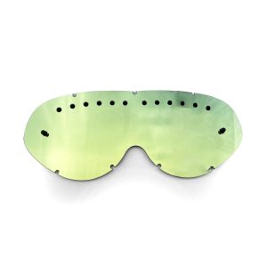 HYBRID TEAR OFF MIRROR LENS GOLD VENTED, ANTI FOG, ANTI SCRATCH, DVGOL201