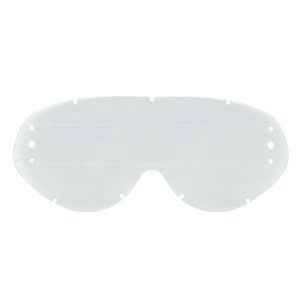 HYBRID ROLL OFF LENS CLEAR RAISED STRIP, ANTI FOG, ANTI SCRATCH, LCR201R