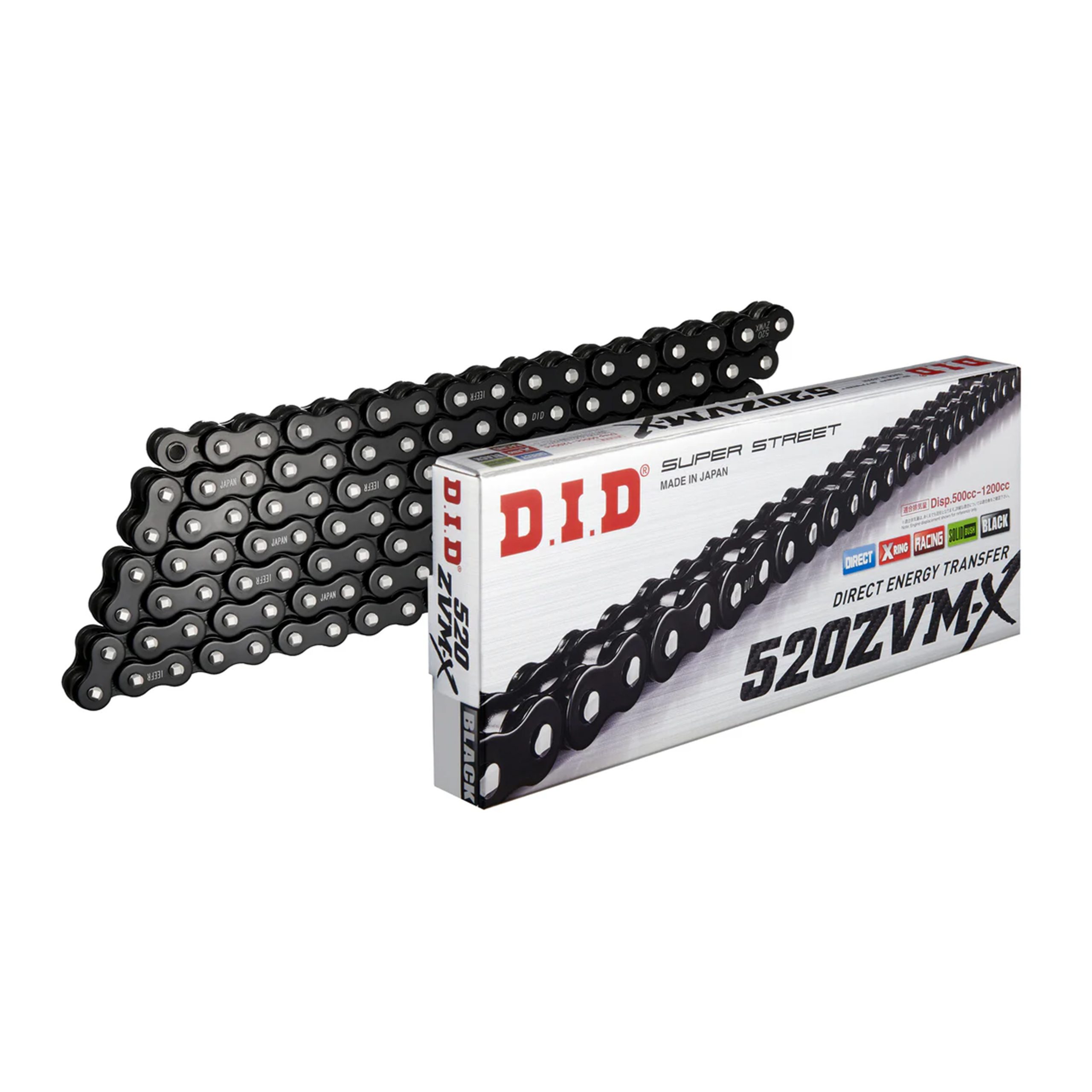 DID 520ZVM-X BLACK CHAIN 118L DID520ZVMX118
