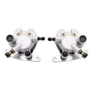 BRAKE CALIPER FRONT SET 2002-2023 HONDA SUZUKI TRX 250 400 LT-F 59100-38F00 SILVER BRACKET