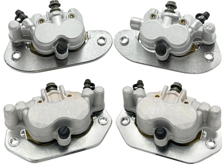 FRONT REAR BRAKE CALIPER SET 14-22 YAMAHA VIKING WOLVERINE X2 X4 700 850
