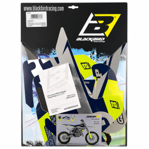 HUSQVARNA TC 85 18-24 DREAM 5 CHROME EFX GRAPHICS, BLACKBIRD DECAL KIT, 2614ABCRO